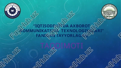 taqdimotlar yaratish instrumental vositalari. — PPTX