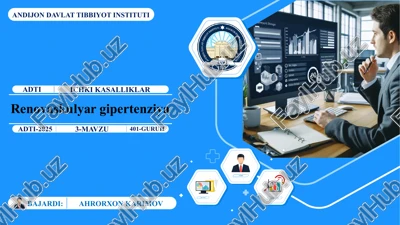 renovaskulyar gipertenziyasi — PPTX