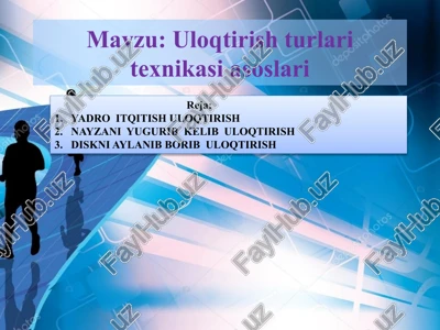 uloqtirish turlari texnikasi asoslari — PPTX