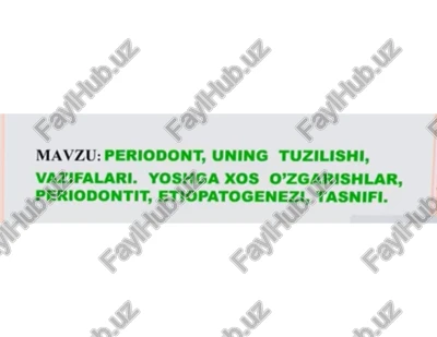 periodont — PDF