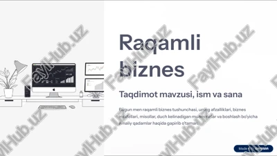 raqamli biznes — PDF