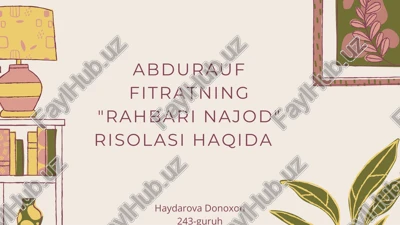 "rahbari najod" risolasi haqida — PDF