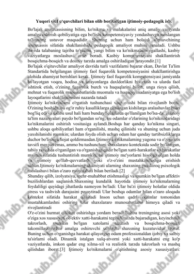 ijtimoiy-pedagogik ish — DOCX
