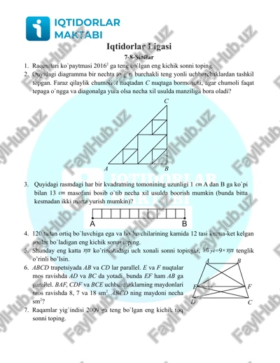 iqtidorlar ligasi — DOCX
