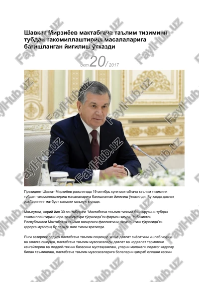 maktabgacha ta'lim tizimi — DOCX