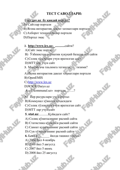 openemis tizimi — DOCX