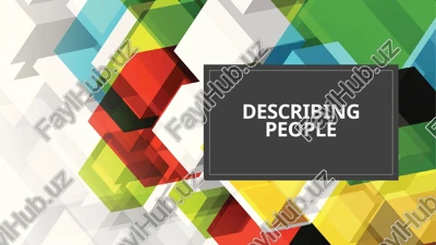 describing people — PPTX