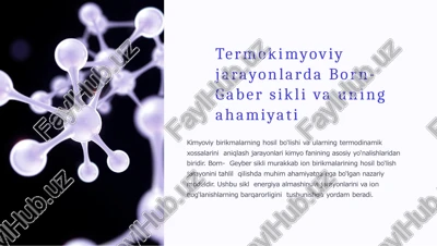 born-gabersikli va uning ahamiyati — PPTX
