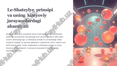 le-shateylye prinsipi va uning kimyoviy jara yonlari — PPTX