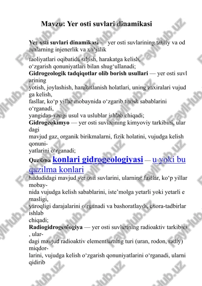 yerostisuvlaridinamikasi — DOCX