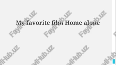 home alone — PPTX