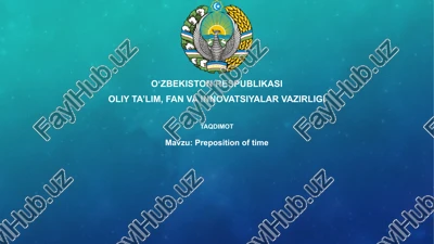 preposition of time — PPTX
