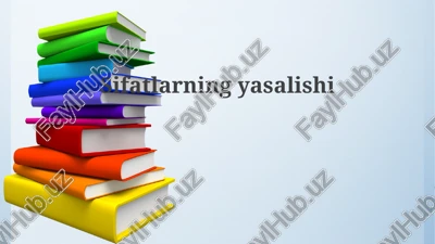 sifatlarning yasalishi — PPTX