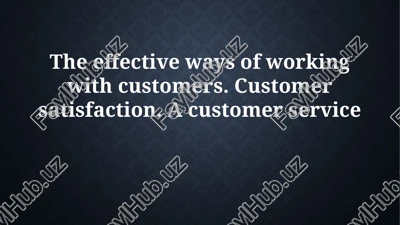 delivering exceptional customer service — PPTX