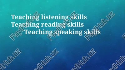 unlocking comprehension: teaching listening and reading — PPTX