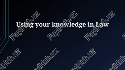 legal awareness course — PPTX