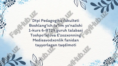 ''media texnologiyalar kundalik hayotda'' — PDF