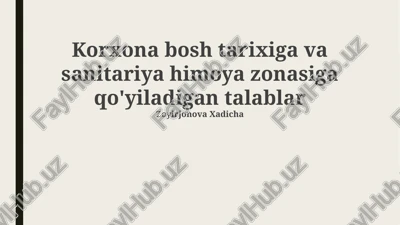 paxtani dastlabki ishlashda atrof-muhitning ifloslanishi — PPTX