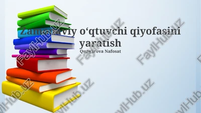 zamonaviy o‘qtuvchi qiyofasini yaratish — PPTX