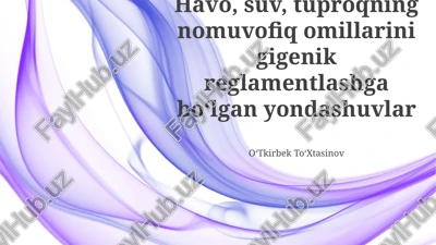 tuproqni tozalash strategiyasi — PPTX