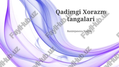qadimgi xorazm tangalari — PPTX