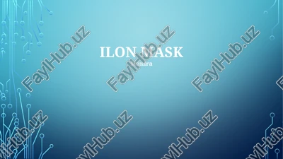 elon mask — PPTX