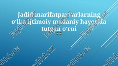 ismoil gasprinskiy (qrim) va uning izdoshlari — PPTX