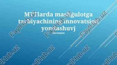shaxsiylashtirilgan o'quv yo'llari — PPTX