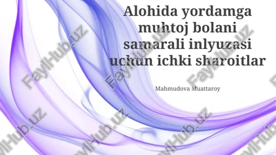 inklyuziv pedagogik amaliyotlar va resurslar — PPTX