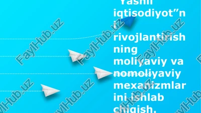 yashil iqtisodiyot — PPTX