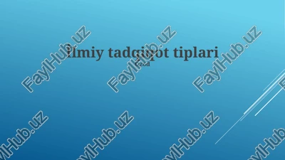 tasviriy tadqiqot — PPTX