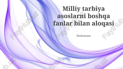 madaniy meros va badiiy ifoda — PPTX