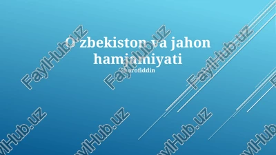 moliyaviy prognozlar — PPTX