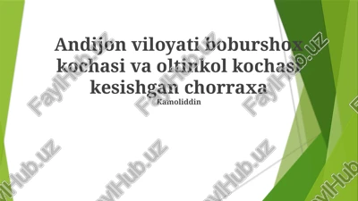 boburshox/oltinkol chorrahasi, andijon viloyati — PPTX