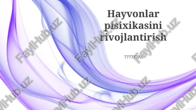 morris suv labirinti tadqiqotlari — PPTX