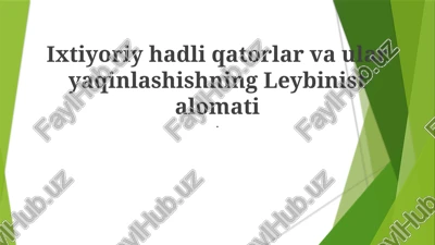 ixtiyoriy chiziqlar va ularning geometrik talqini — PPTX