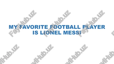 my fovorite player is messi pptx — PPTX