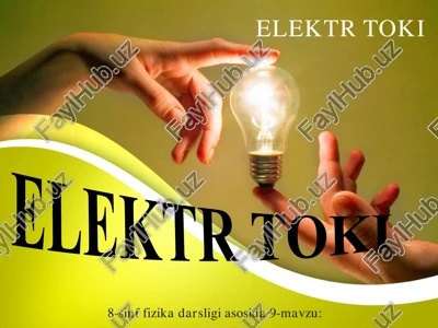 elektr toki — PDF