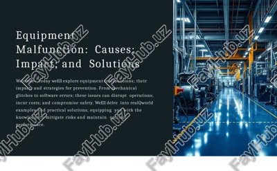 equipment malfunction: causes, impact, and solutions — PPTX
