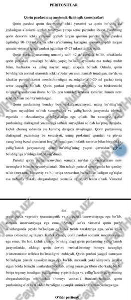 qorin pardasining anatomik-fiziologik xususiyatlari — PDF
