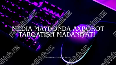media maydonda axborot tarqatish madaniyati — PDF