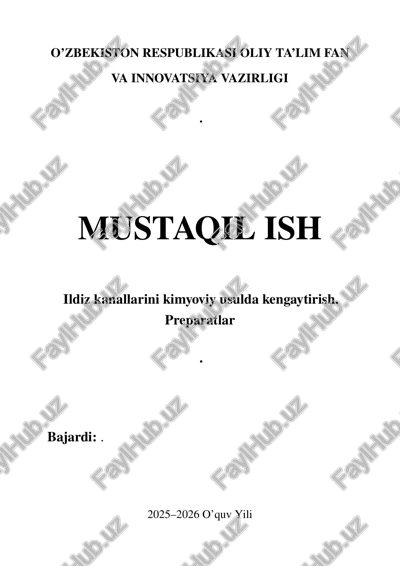 ildiz kanallarini kimyoviy usulda kengaytirish — PDF