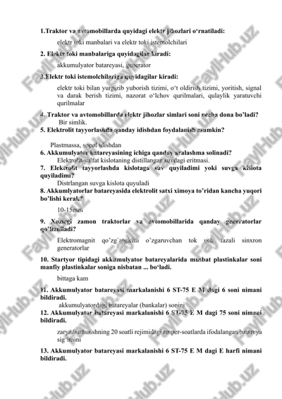elektr jihozlar — DOCX