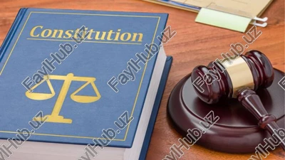 o'zbekiston respublikasi konstitutsiyasining nazariy asoslari, tarixi va rivojlanishi — PPTX