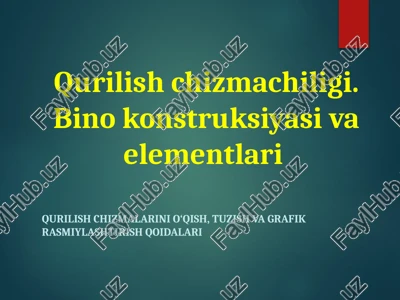 qurilishchizmachiligi.binokonstruksiyasivaelementlari — PPTX
