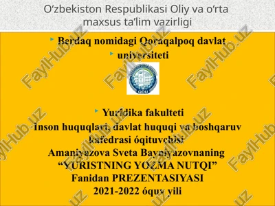 imloviy (orfografik) me’yorlar — PPTX