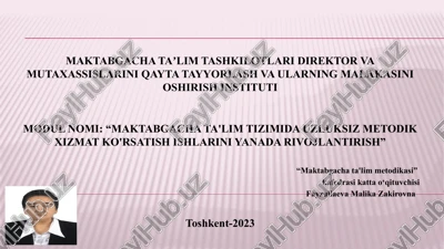 maktabgachata'limmetodikasi — PPTX