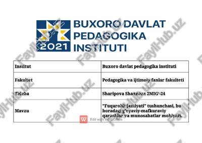 "fuqarolik jamiyati" tushunchasi, bu boradagi g'oyaviy-mafkuraviy qarashlar va munosabatlar mohiyati. — PDF