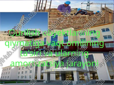 o'zbekiston respublikasida investitsiyalar va qurilish faoliyatining rivojlanishi — PPTX