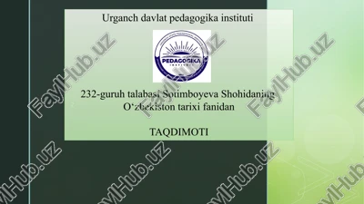 ahamoniylar va aleksandr makedonskiyning yurishlari davrida o‘rta osiyo — PPTX